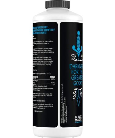 Black Magic Cal-Mag Supplement - Concentrated 2-0-0 Formula with Calcium and Magnesium - 32 oz - Buy Online on GoSupps.com