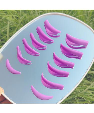 Lash Lift Pads Shield Set - DIY Eyelash Perm Kit for Rapid Curling, Lifting, Tinting - 6 Sizes - Mega L Curl - Lavender Purple - Buy Online on GoSupps.com