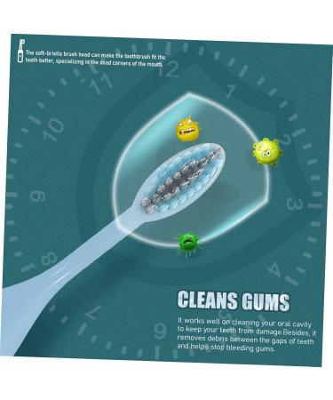 Minkissy 2-Pack Portable Toothbrush Cleaning Agent & Folding Bracket for Gum Care - Travel-Friendly Gift - Buy Online on GoSupps.com