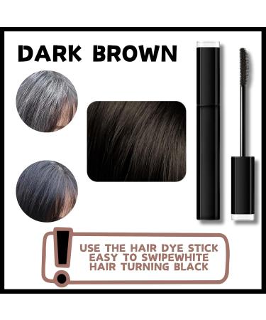 SHEBEEDO Root Touch Up Semi Permanent Hair Dye Dark Brown Hair Root Colour Touch Up For Grey Hair Cover Up Magic Root Cover Up For Womem Nature Water-Resistant(Dark Brown) - Buy Online on GoSupps.com