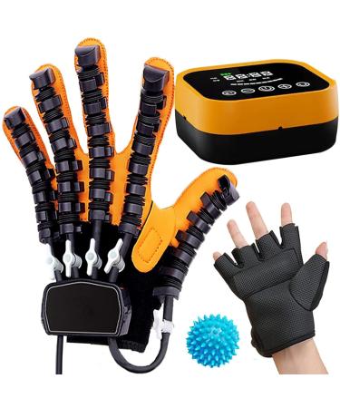 Rehabilitation Robot Gloves Upgrade Stroke Hand Therapy Equipment Automatic Hand Trainer Gloves with USB Chargeable X-Large Left Hand