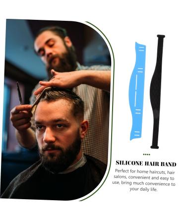 Adjustable Silicone Hair Ties Fade Guide - Hair Cutting & Trimming Headband - Portable Adjustable Hair Cutting Guide for Perfect Shaping - Buy Online on GoSupps.com