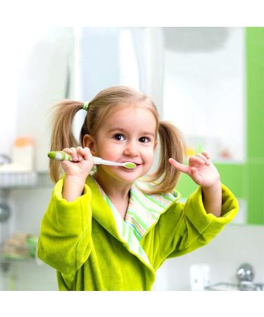 4-Pack Foldable Travel Toothbrushes - Soft Manual Toothbrushes for Sensitive Gums in Pink Yellow Blue & Green - Buy Online on GoSupps.com