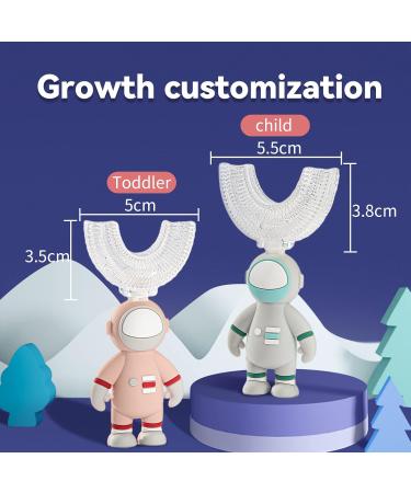 Mamimami Home Children's Toothbrush with 2 Replacement Heads - Silicone Bristles Gum Massage 360 All-Round Cleaning (0-6 Years) - International Shipping Available - Buy Online on GoSupps.com