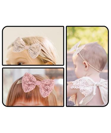 Shop Capsing 8-Piece Baby Girls Front Belts Set with Headgear & Hair Clips - Elastic Turban Hair Bands Included - International Shipping Available - Buy Online on GoSupps.com