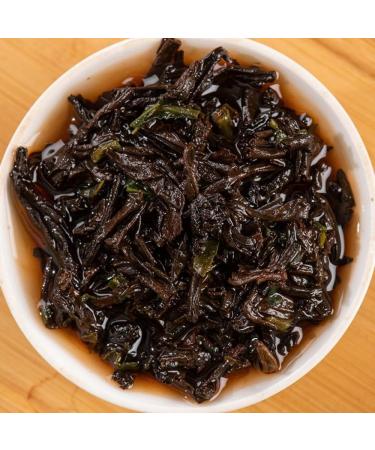 HQZM Yunnan MenghaiQizi Cake Matured Pu Erh Mature Tea Aged Scent of Time 357g Mellow in Taste - Buy Online on GoSupps.com