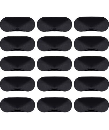 30 Pieces Blindfold Eye Cover Sleep Mask for Games Party Sleeping Travel with Nose Pad and Adjustable Strap (Black) - Buy Online on GoSupps.com