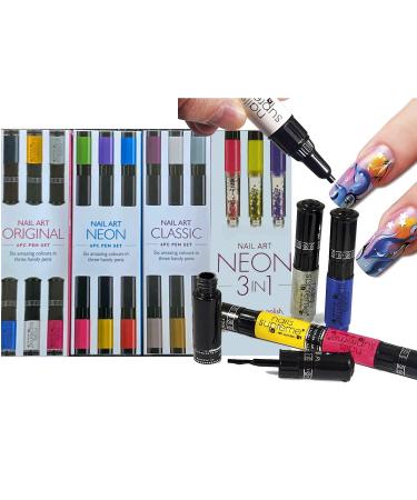 Empire Collection Nail Art Pens Set Varnish Polish Decorate Design Nails (21 Pens Full Collection)