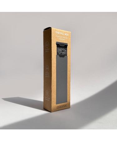Mannox Metal Pill Box - Premium 7 Day Weekly Organizer (Silver) - Buy Online on GoSupps.com