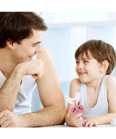 Kids U Shaped Toothbrush All Rounded Children U Shape Toothbrush 360Oral Teeth Cleaning Manual Training Tooth Brush Robot and Birds Toddler Toothbrush Age 2 to12 Mona43henry - Buy Online on GoSupps.com