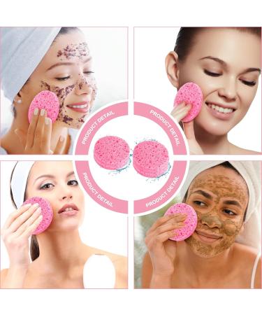 50 Compressed Facial Sponges - Soft Cellulose for Makeup Removal & Gentle Cleansing | Natural Round Face Wash Pads - Buy Online on GoSupps.com