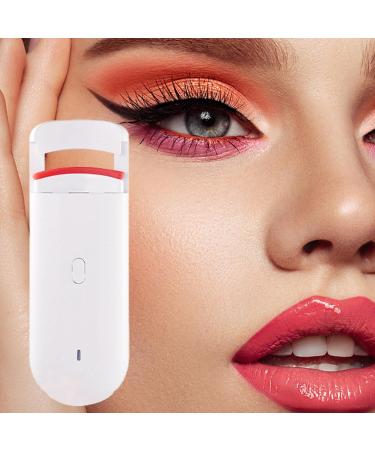 Electric Eyelash Curler - Eyelash Curler Lash Tool | Waterproof Anti-Scalding Long-Lasting Lash Tool Fast Heating Makeup Accessories for Outing Daily Use Meeting Shopping Dating White - Buy Online on GoSupps.com