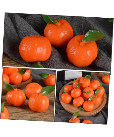 TOYANDONA 10pcs Simulated Fruit Orange Toys Models Artificial Fruits Scene Layout Prop Photo Prop Orange Cabinet Orange Decor Lifelike Orange Model Scene Adornment Modeling Tangerine Pvc - Buy Online on GoSupps.com