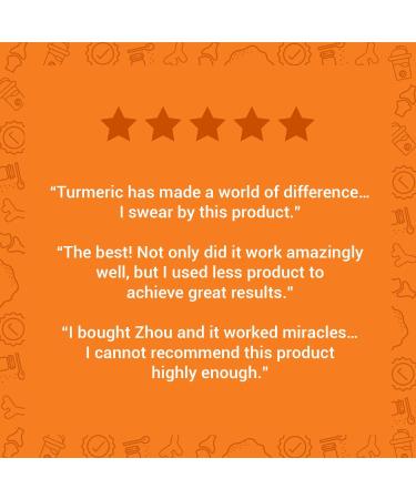 Zhou Nutrition Turmeric Curcumin with Ginger - 90 Veggie Capsules for Joint & Immune Support - Buy Online on GoSupps.com