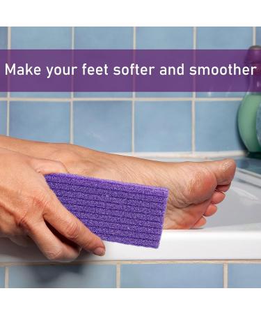 2PCS Double Sided Pumice Stone for Feet - Foot Pedicure Tool for Hard Callus Removal - Buy Online on GoSupps.com