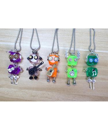 Oralgo Unique Robot Necklace - Multifunctional Vintage Movable Design | FN1061 - Perfect for Daily Use - Buy Online on GoSupps.com