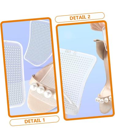 FRCOLOR 6 Pairs Dancer's Foot Protection High Heel Pads - Reusable Non-Slip Gel Metatarsal Cushions for Comfort | Perfect for Girls and Children - Buy Online on GoSupps.com