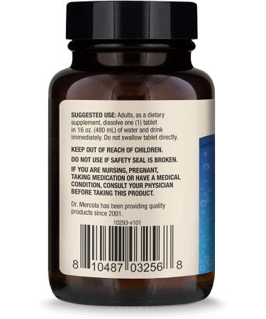 Dr. Mercola H2 Molecular Hydrogen Tablets - 90 Count for Health Benefits - Buy Online on GoSupps.com