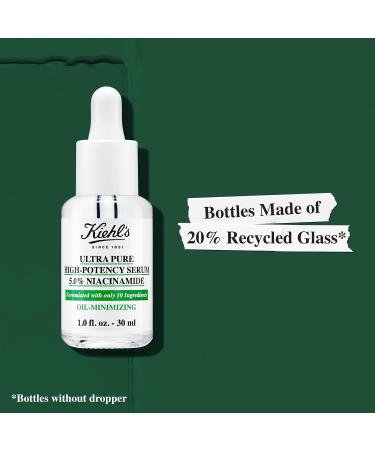 Kiehl's Ultra Pure Niacinamide Serum 5% - High-Potency Oily Skin Concentrate Reduces Shine & Imperfections Paraben-Free 1 fl oz - International Shipping Available - Buy Online on GoSupps.com