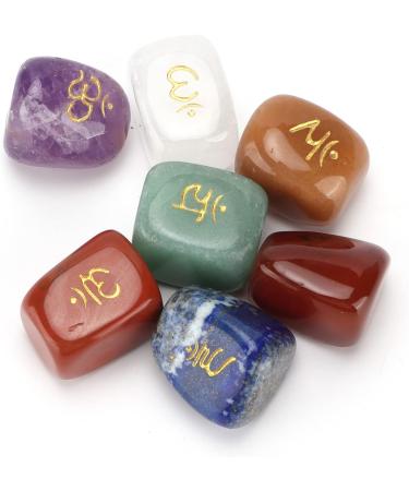 Crystal Rough Stone Raw Stones Runites Gift Runes Sanskrit Gifts Set Presents Tools - Buy Online on GoSupps.com
