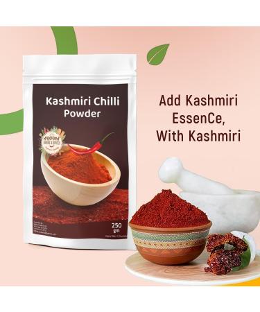 Kashmiri Chilli Powder - Premium Quality, 100% Natural, Gluten Friendly (250g) - Buy Online on GoSupps.com