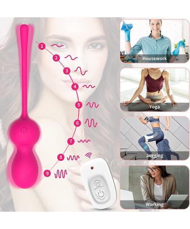 Pelvic Exercise Ball - 16 Modes, Remote Control - Pink Red - Buy Online on GoSupps.com