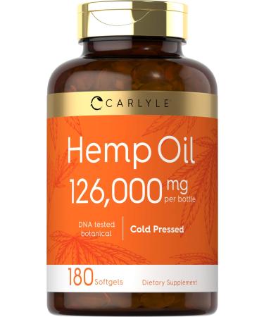 Carlyle Hemp Oil Capsules - 126,000 mg - 180 Softgels