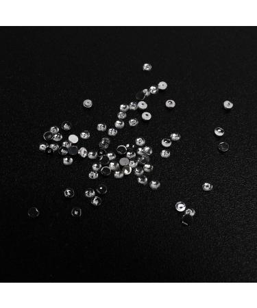 Silver rhinestones boxes Crystal nail manicure Nail Art 1.5 MM wheel - Buy Online on GoSupps.com