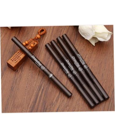 FOMIYES 2pcs 2 1 Eyebrow Pencil Waterproof Eyebrow Spoolie Brush Eyebrow Pencil Brush Makeup Triangle 3d 1 count (Pack of 1) As Shownx2pcs - Buy Online on GoSupps.com