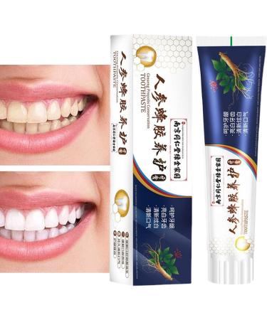  bellv Teeth Lightening Toothpaste Ginseng Propolis Toothpaste for Bad Breath Control 100g Toothpaste for Deep Clean Bad Breath Toothpaste Teeth Care Bellv - Buy Online on GoSupps.com