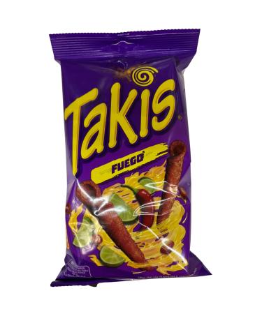 TAKIS - Chili & Lime Fuego Corn Snack - (1 X 100 G)