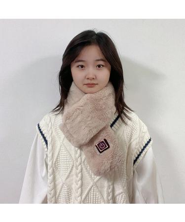 Buy Pl sch Winter Heating Scarf - USB Electric Neck Band with 3-Speed Control & Temperature Settings - Khaki-e Size - Buy Online on GoSupps.com
