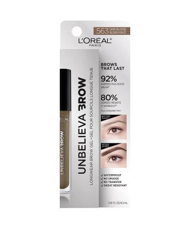 L'Oreal Paris Unbelieva-Brow Waterproof Tinted Brow Gel - Dark Blonde 563 | Longwear Perfect Brows - Buy Online on GoSupps.com