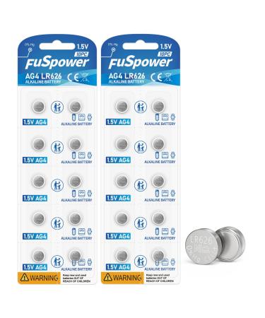 LR626 Watch Battery 1.5V AG4 377 SR626SW LR626h Button Cell Alkaline Battery for Watch Calculators 20pcs