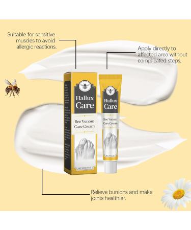 HalluxWell BeeVenom Cream Hallux Care Bee Venom Cream 3Pcs - Buy Online on GoSupps.com