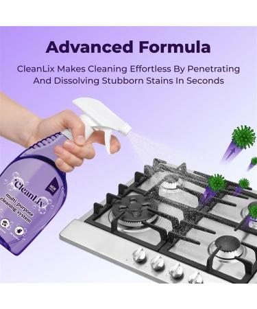 Cleanlix Cleaner Cleanlix Cleaning Spray Cleanlix Cleaner for Instant Stain Removal With Concentrated Cleaning Tablets All-Purpose Household Cleaners(30pcs) - Buy Online on GoSupps.com