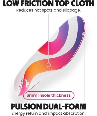 BUY MOVE Game Day Pro Sports Insoles Ultimate Performance for Basketball Football Tennis & More | Extra Shock Absorption | Men 10-10.5 / Women 11.5-12 International Shipping Available - Buy Online on GoSupps.com