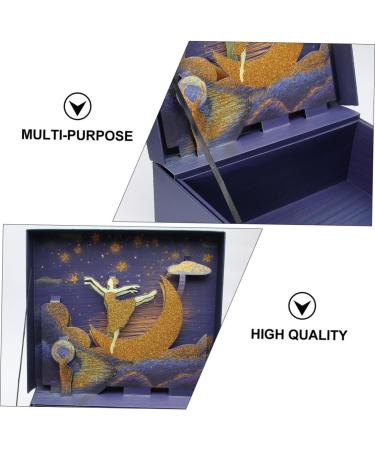 VILLCASE 1 Set Box Box Box Decor Present Accessory Jewelry Present Adornment Packing Box Girl Heart 38X28CM Blue - Buy Online on GoSupps.com