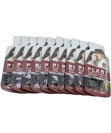  Pongnas Pongnas Hair Coloring Shampoo with Bubbles Brown/Chestnut for Gray Hair Coverage 30ml - Buy Online on GoSupps.com