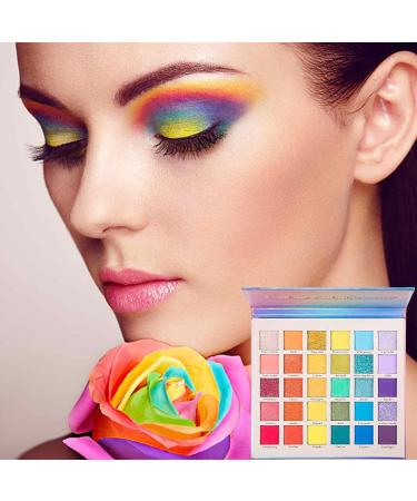30 Colors Eyeshadow Makeup Palette High Pigmented Shimmer Matte Smooth Blendable Long Lasting Eyes Shadow Make Up Pallet Set Shzons - Buy Online on GoSupps.com