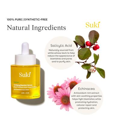 Salicylic Acid Serum for Acne Prone Skin | Purifying Blemish Treatment with Willow Bark Echinacea & Goldenseal - Anti-Aging & Pore Refining Facial Care 1oz - Buy Online on GoSupps.com