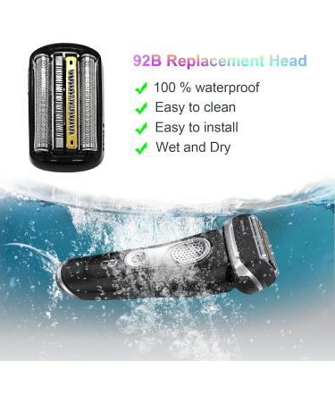 Buy Series 9 Replacement Shaver Parts - Compatible Braun Razor Series 9 Pro Shaver Heads for Men (92B) - International Shipping Available - Buy Online on GoSupps.com