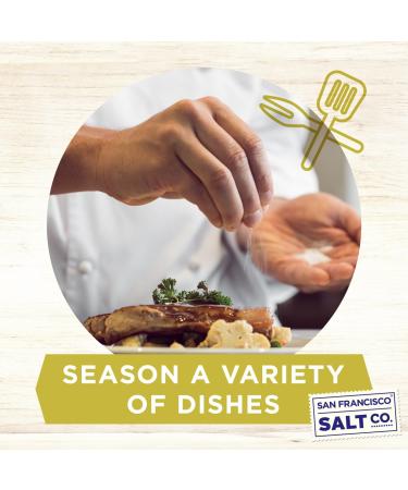 San Francisco Salt Company 8 oz. Chef's Jar - Fleur de Sel de Gurande Sea Salt - Buy Online on GoSupps.com