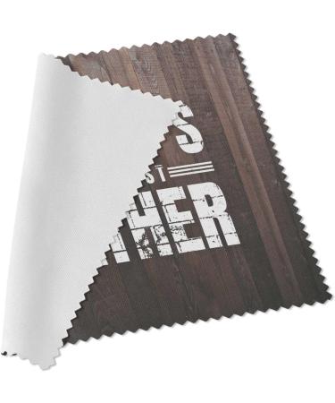 Urban Backwoods World's Greatest Father Microfiber Cleaning Cloth | Premium Glasses Care - Buy Online on GoSupps.com