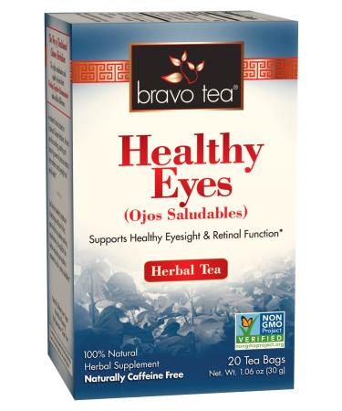Bravo Tea Healthy Eyes Caffeine Free 20 Tea Bags