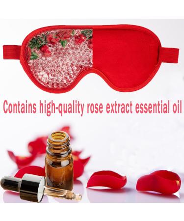 Cooling Gel Eye Mask Set - 4 PCS Ice Face Mask for Eyes, Puffiness, Migraine & Dark Circles - Reusable Cooling Pads with Plush Backing - Buy Online on GoSupps.com