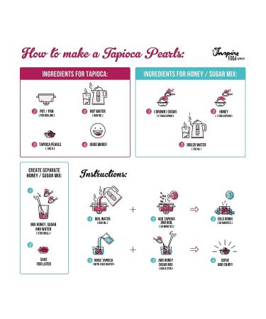 Tapioca Pearls for Bubble Tea - 6.6 lbs (3kg) | Chewy Boba Pearls for Drinks & Cocktails - Buy Online on GoSupps.com