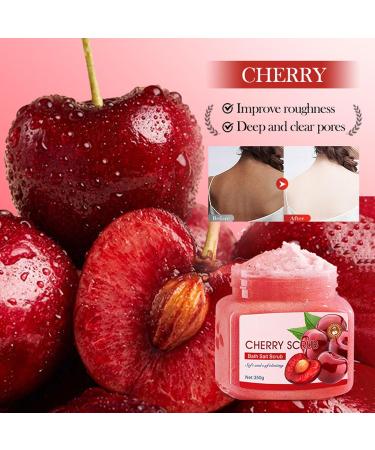 Exfoliating Clarifying Scrub Exfoliating Body Scrub Body Scrub Natural Brazilian Coffee Gentle Exfoliating Orange Body Scrub Body Cleansing Exfoliating Dead Skin (350g Cherry) - Buy Online on GoSupps.com