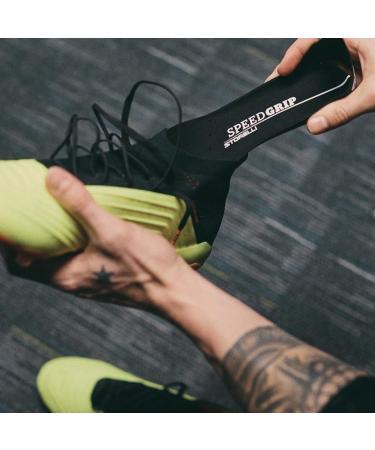Storelli SpeedGrip Insoles - Non-Slip Soccer Cleat Liners - Black (Small) - Buy Online on GoSupps.com