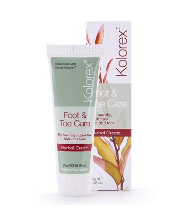 Kolorex  Foot & Toe Care Cream (25g)  Remedy for Athlete's Foot  Natural ingredients  Effectively rebalance yeast  Hygienic best